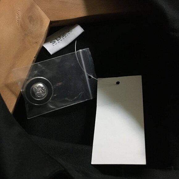 Y2K Black Military Goth Cotton Button Down Dress - Picture 9 of 16